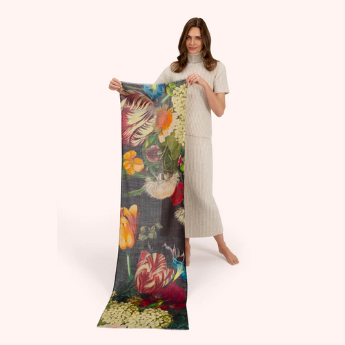 Powder Scarf - Opulent Florals