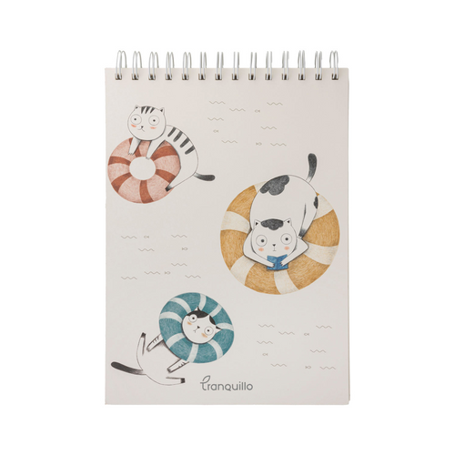 Tranquillo Stationery - Splashy Cats Drawing Pad