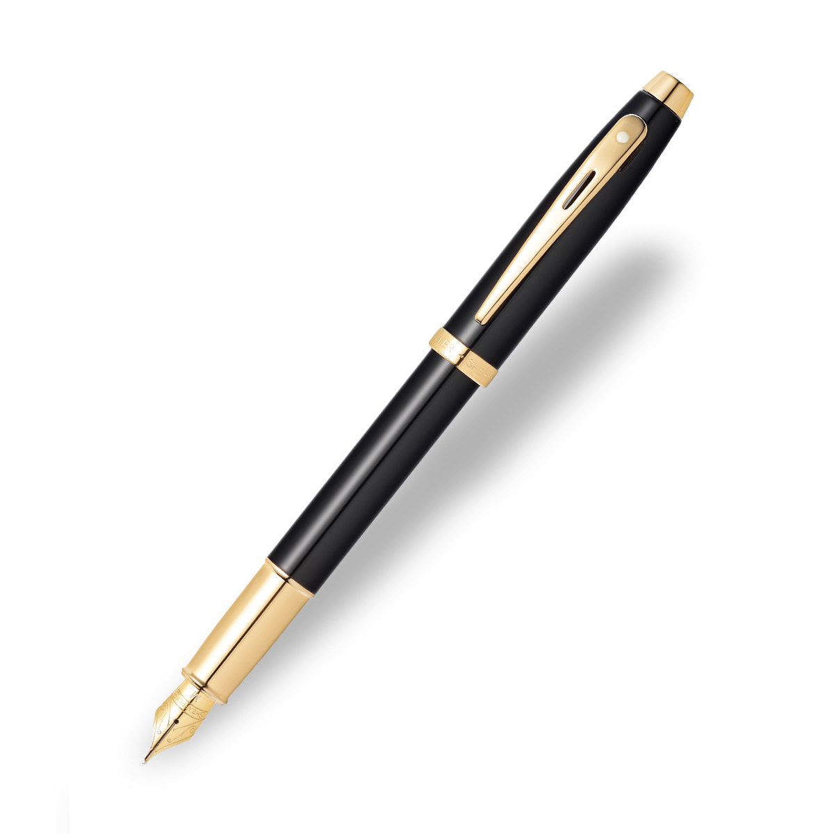 Sheaffer 100 - Glossy Black with Gold
