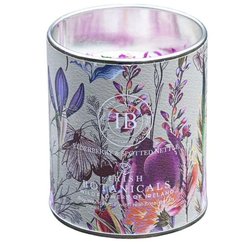 Irish Botanical Candles - Wildflowers Tin Candles