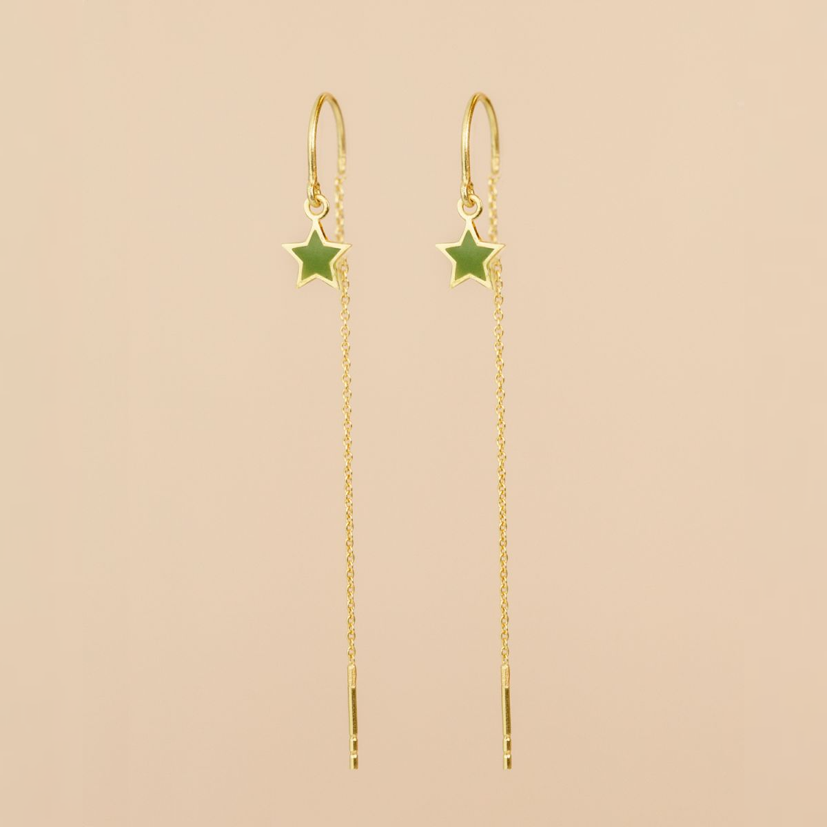 Muja Juma Earrings - Pull-Through Rhea Star