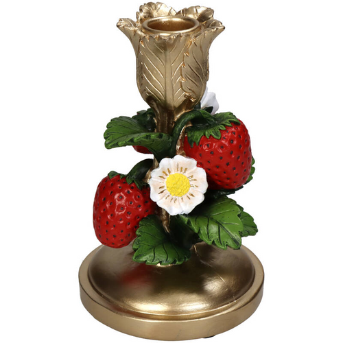 Kersten Home - Strawberry Floral Candlestick
