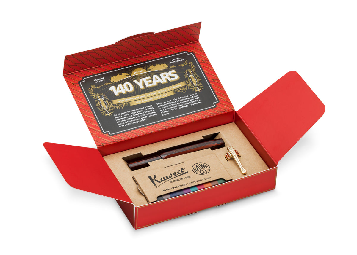 Kaweco Special Release - 140th Anniversary EBONIT Sport Fountain Pen Set