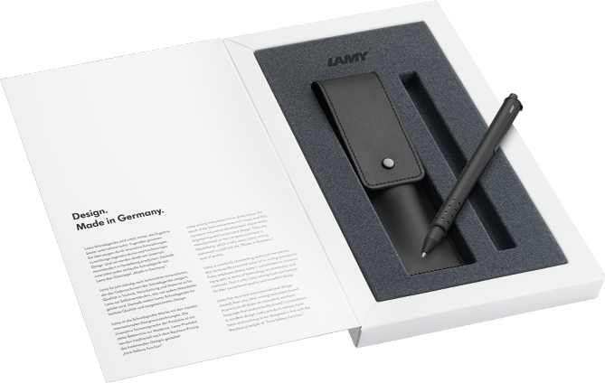 Lamy Swift - Rollerball Pen and Leather Case Gift Set
