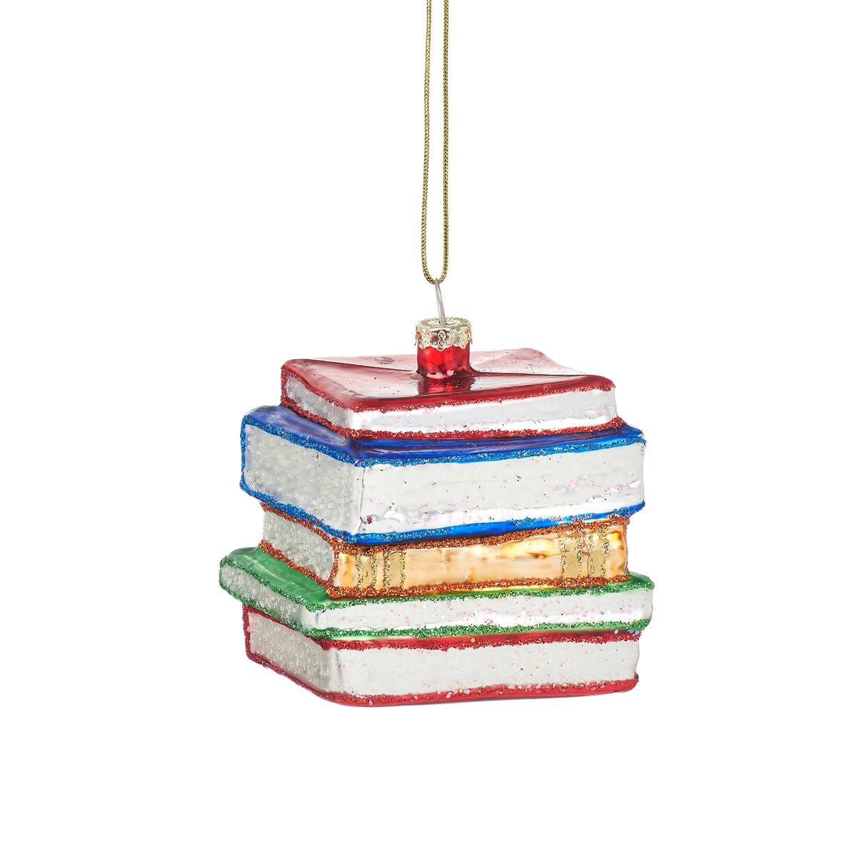 Sass & Belle Christmas Bauble - Glass Books