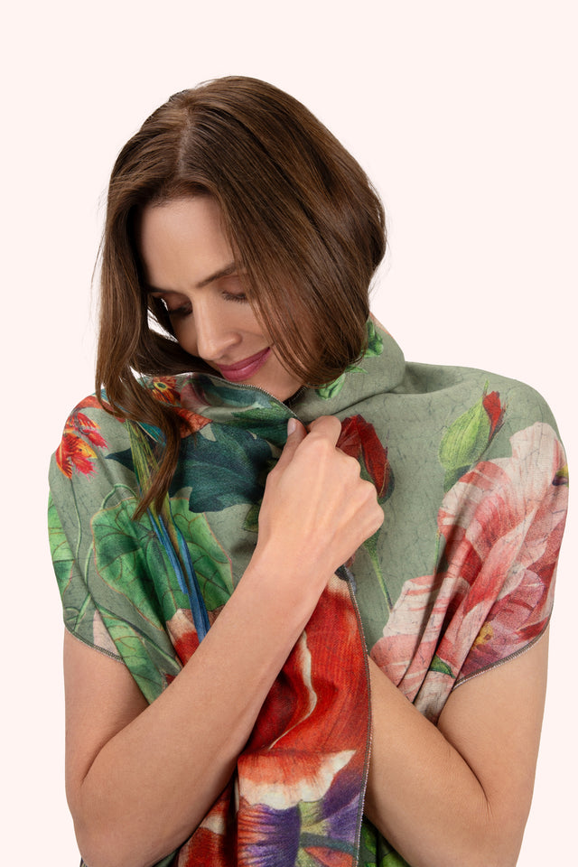 Powder Scarf - Botanical Bouquet Lux Scarf