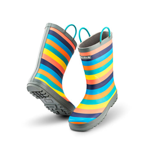 Polly & Andy Wellies - Rainbow Rainboots