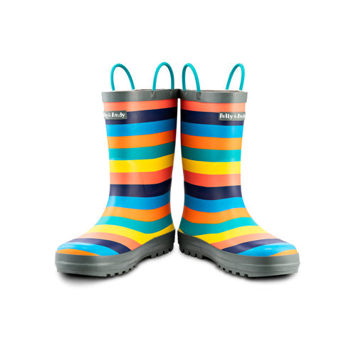 Polly & Andy Wellies - Rainbow Rainboots