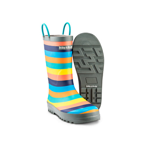 Polly & Andy Wellies - Rainbow Rainboots