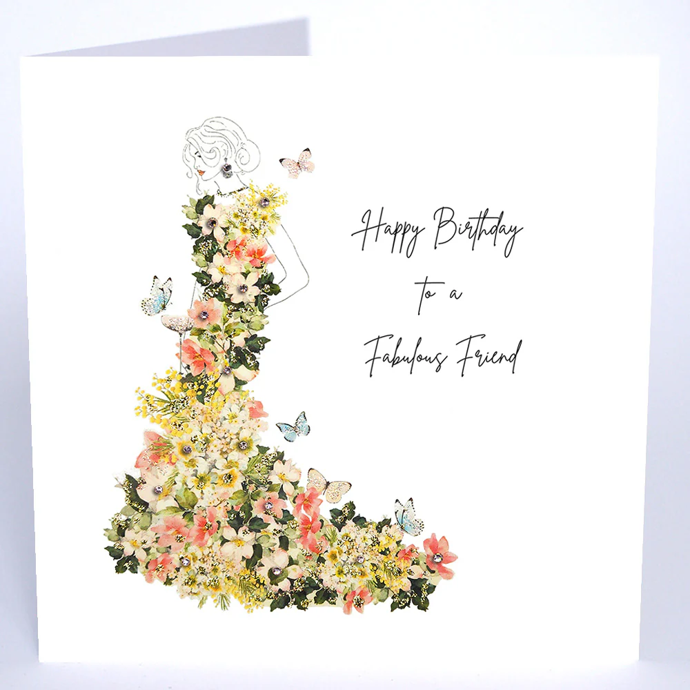 Luxury Extra Large Card - Happy Birthday Fabulous Friend