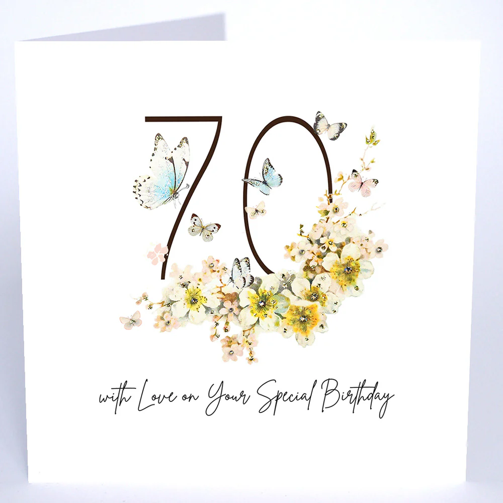 Luxury Extra Large Card - 70 On your Special Birthday