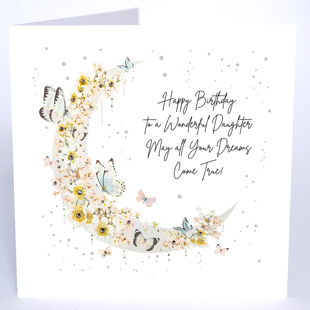 Luxury Extra Large Card - To a Wonderful Daughter