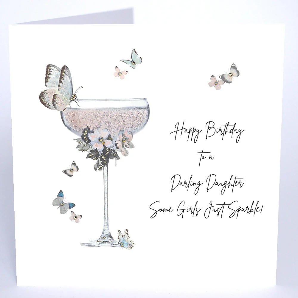 Luxury Extra Large Card - Happy Birthday to a Darling Daughter