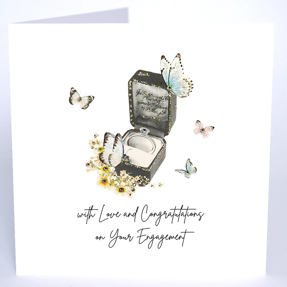 Luxury Extra Large Card - Congratulations on Your Engagement
