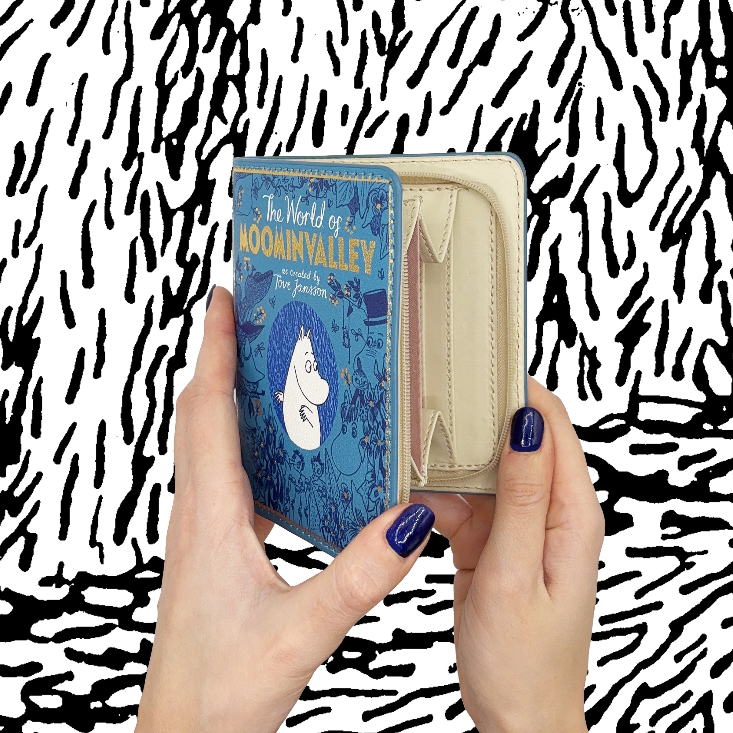 Disaster Designs Wallet - Moomin Blue Book