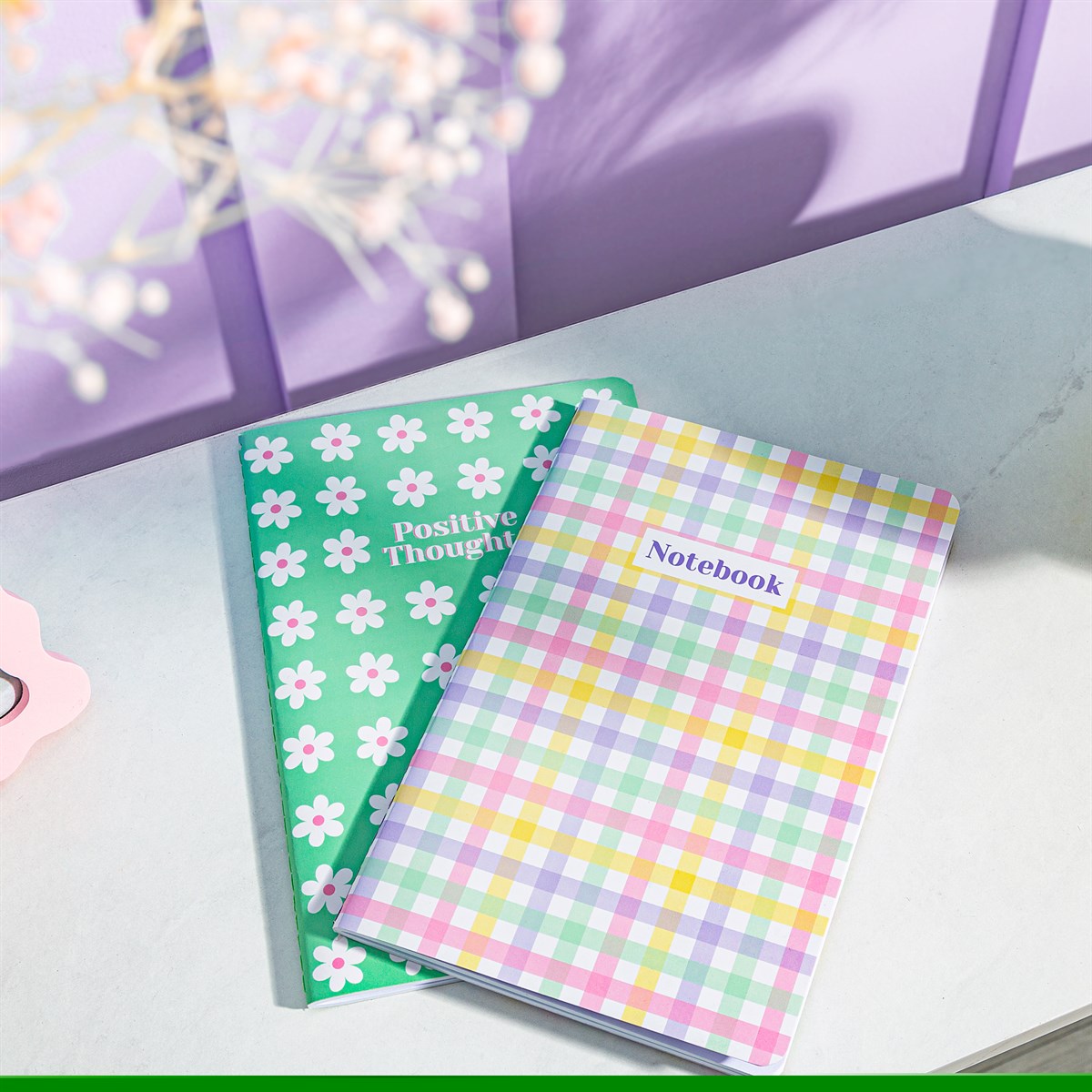 Sass & Belle Notebook - Gingham Check A5 Notebook