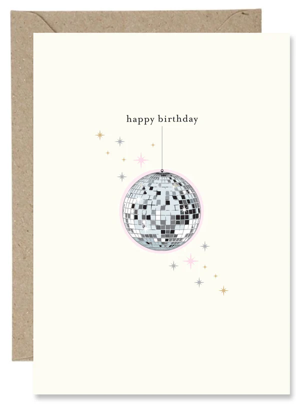 The Paper Gull - Happy Birthday Disco Ball