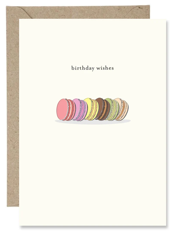 The Paper Gull - Happy Birthday Wishes Macarons