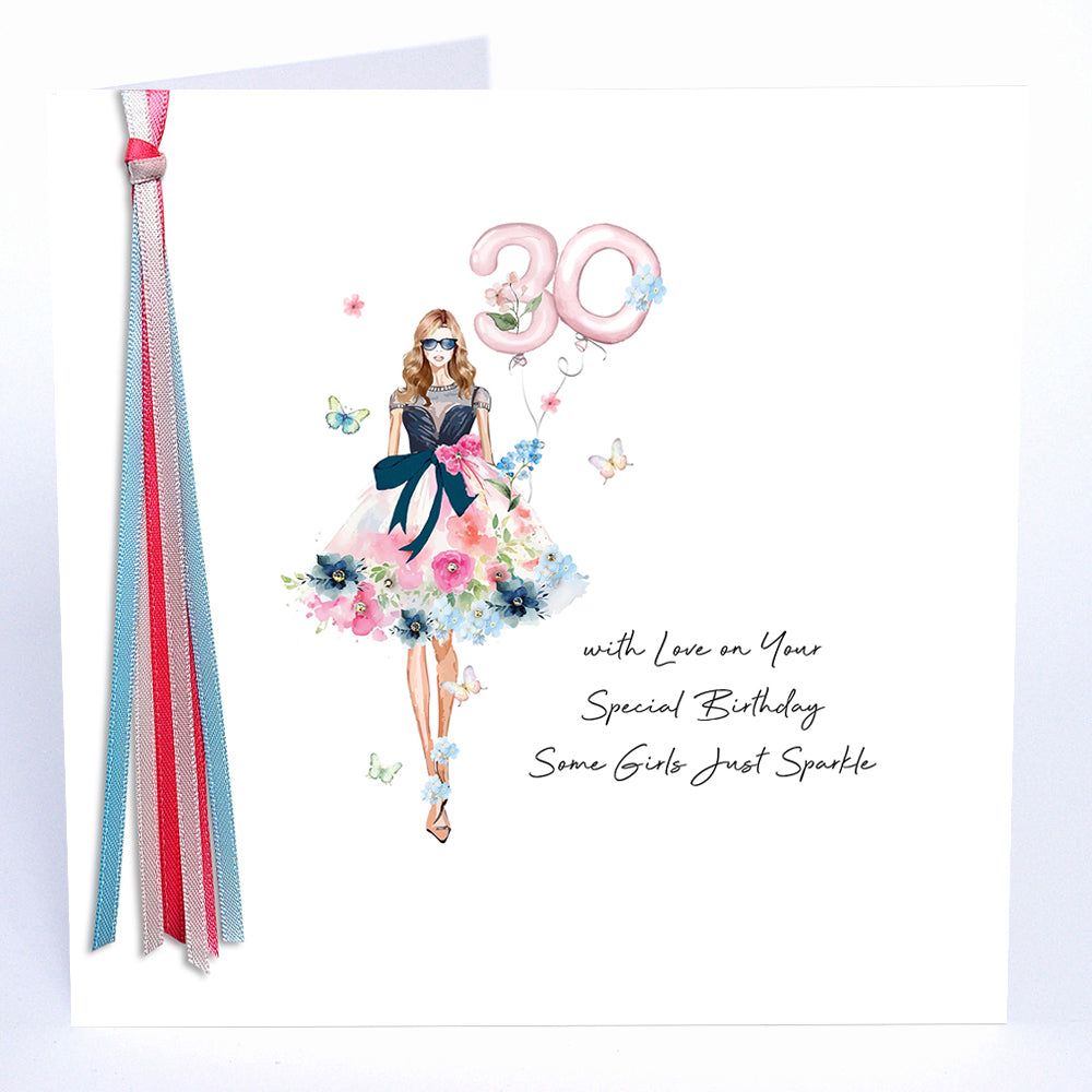 Luxury Extra Large Card - 30 Sparkle