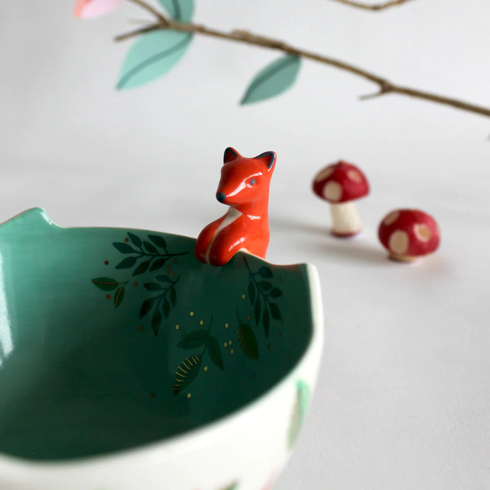 Disaster Designs Ceramics - Secret Garden Fox Bowl
