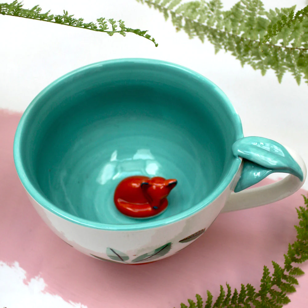 Disaster Designs Ceramics - Secret Garden Fox Cup