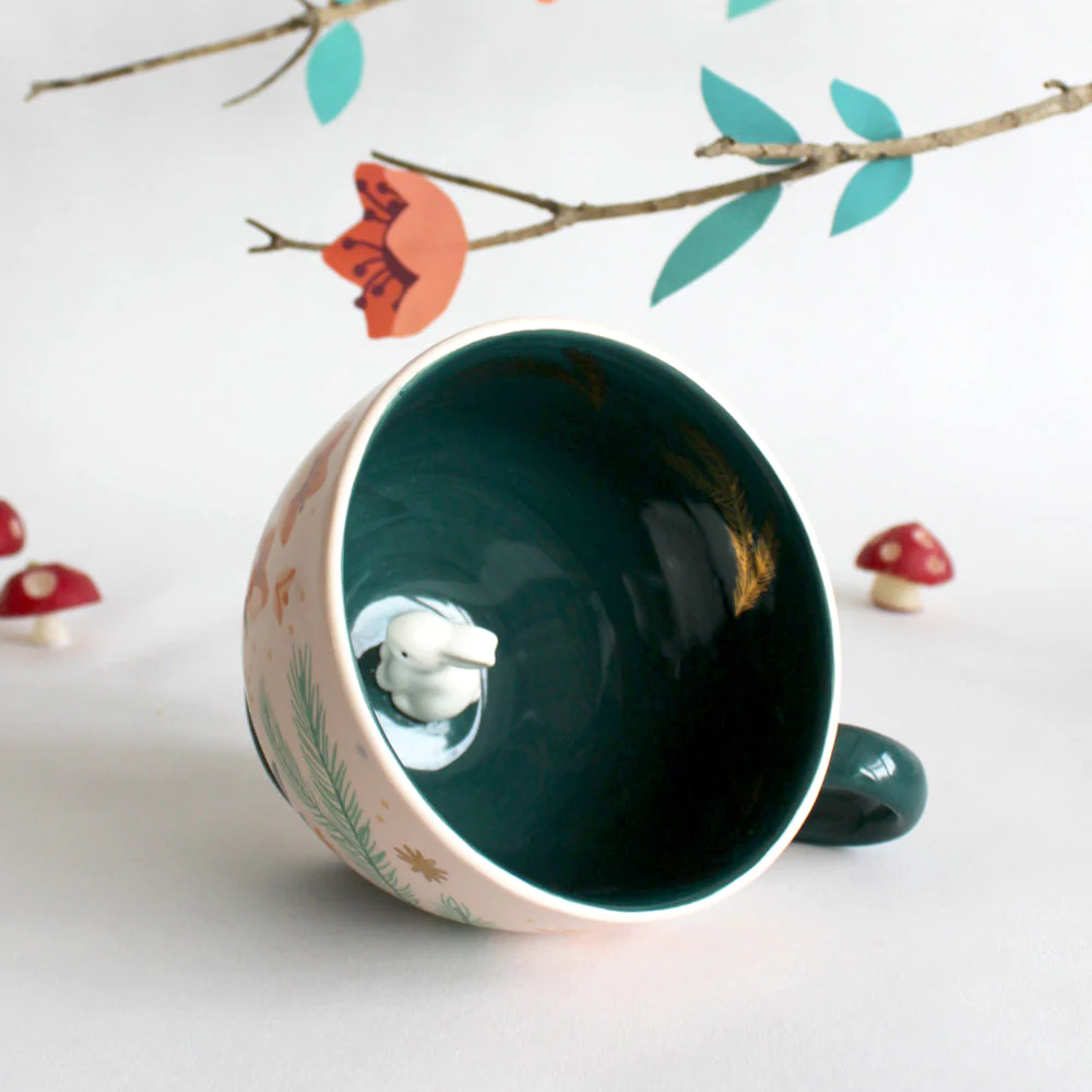 Disaster Designs Ceramics - Secret Garden Rabbit Cup