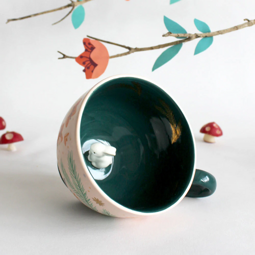 Disaster Designs Ceramics - Secret Garden Rabbit Cup