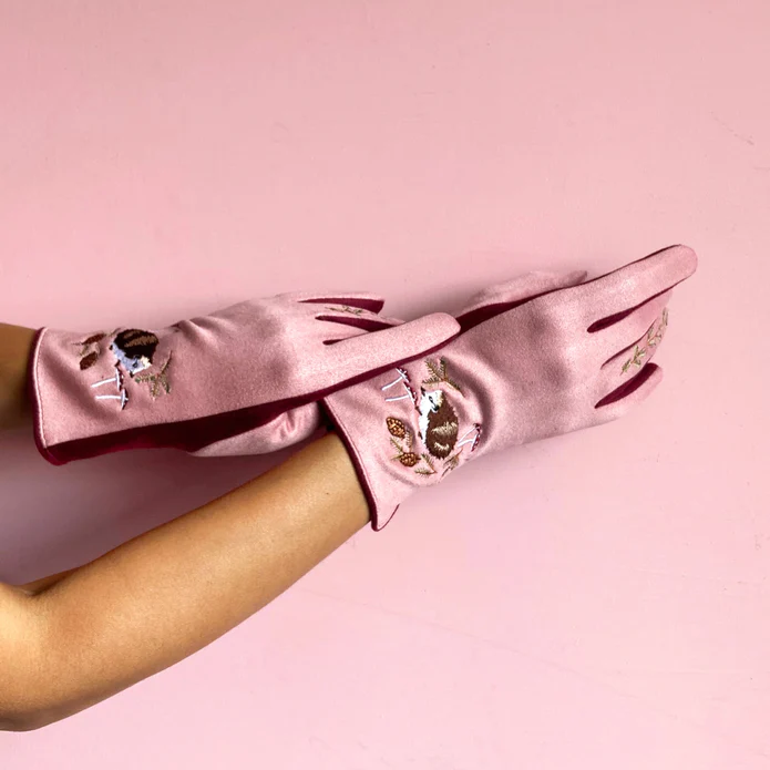 Disaster Designs Gloves - Secret Garden Hedgehog