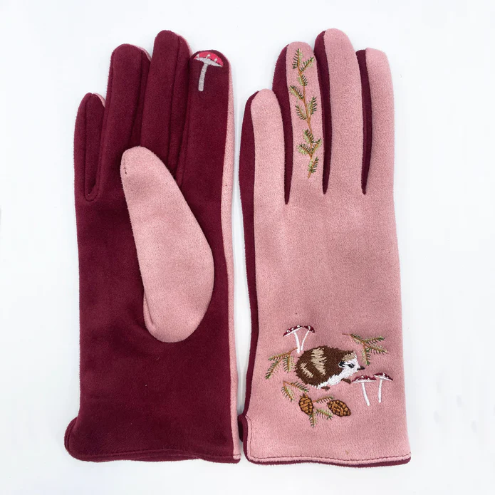Disaster Designs Gloves - Secret Garden Hedgehog