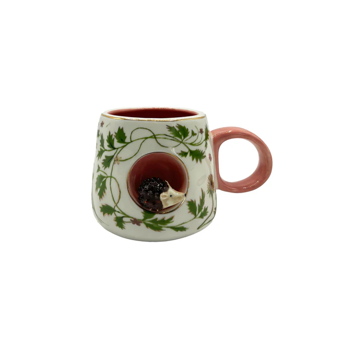 Disaster Designs Ceramics 3D Cup - Secret Garden Hedgehog