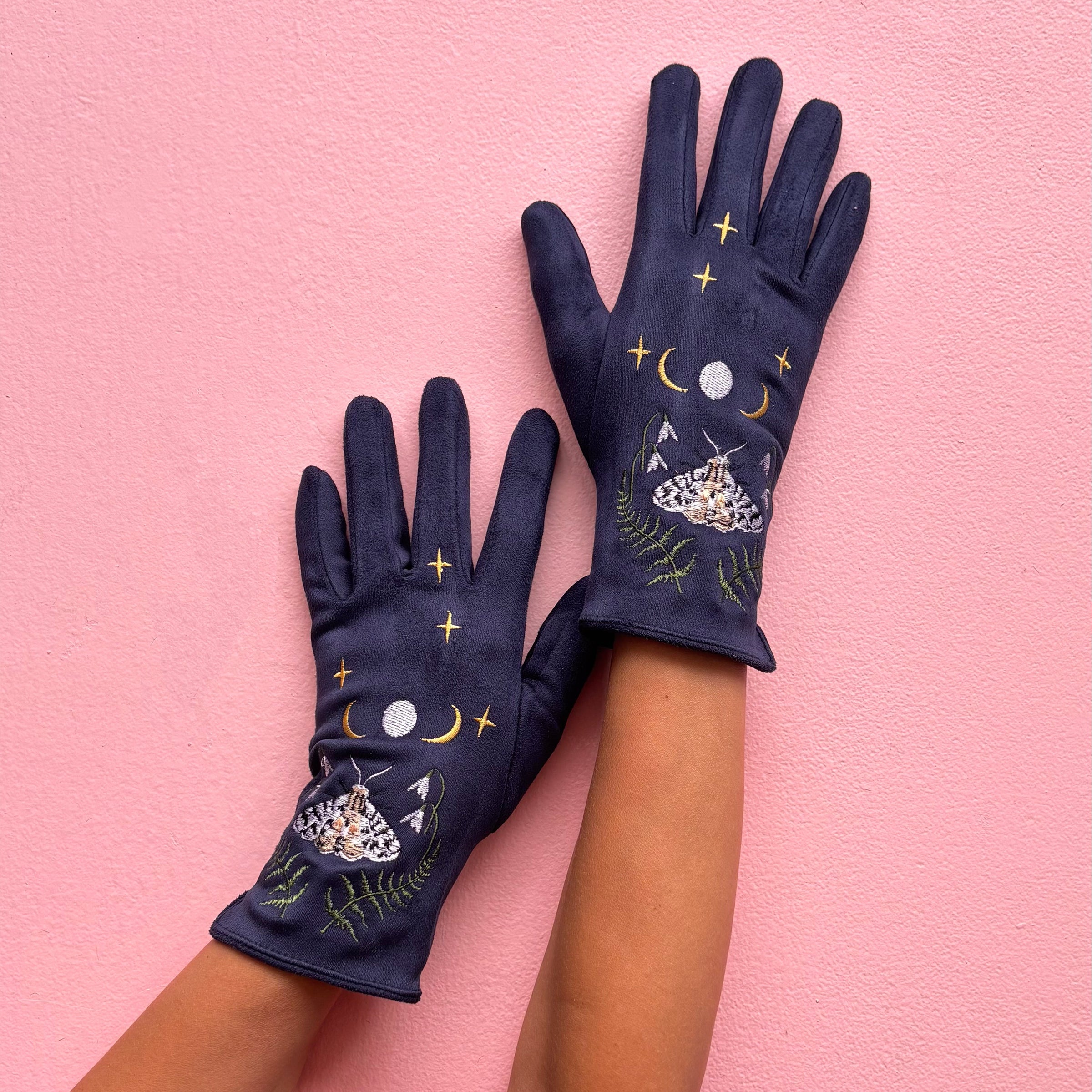 Disaster Designs Gloves - Secret Garden Moth