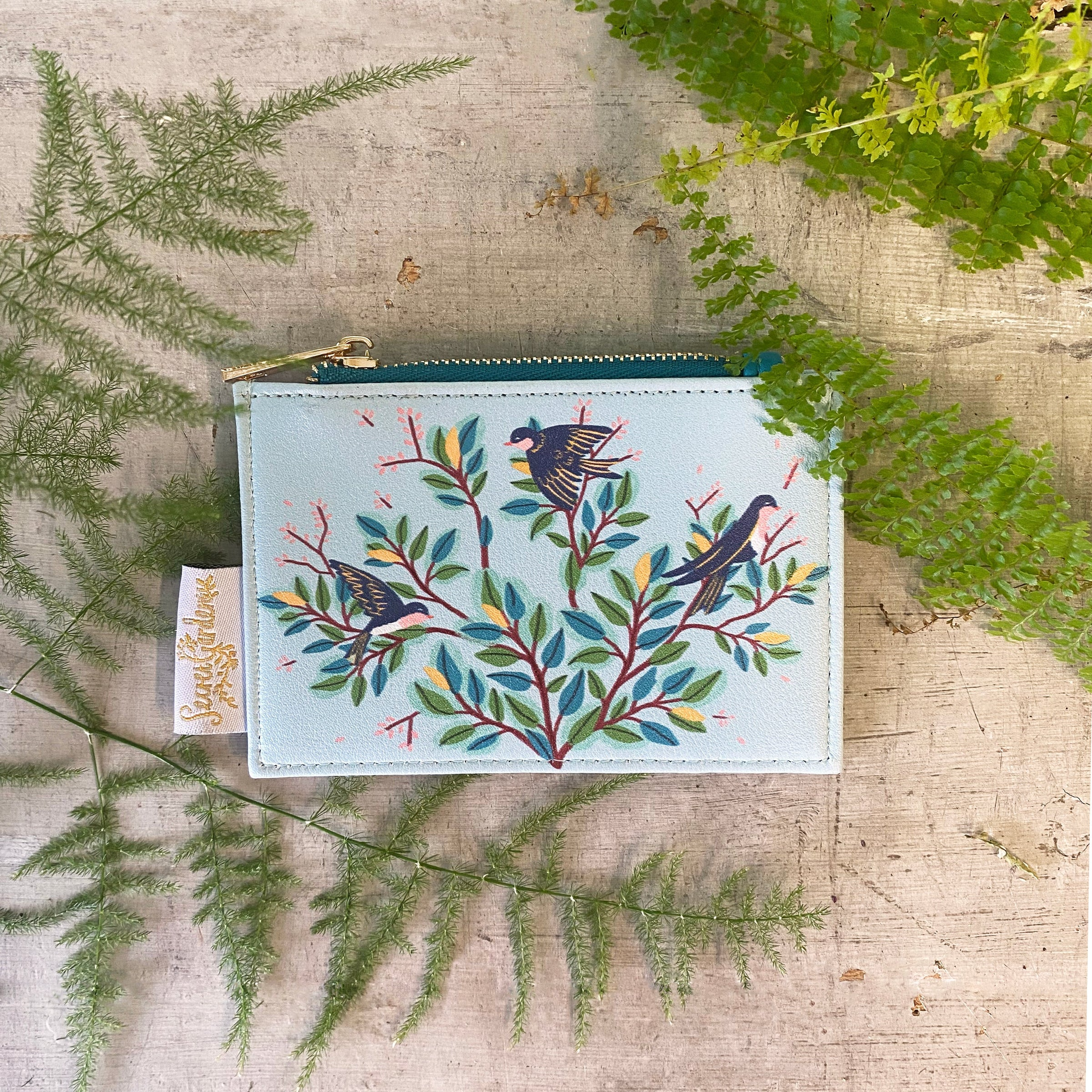 Disaster Designs Purse - Secret Garden Bird Zip
