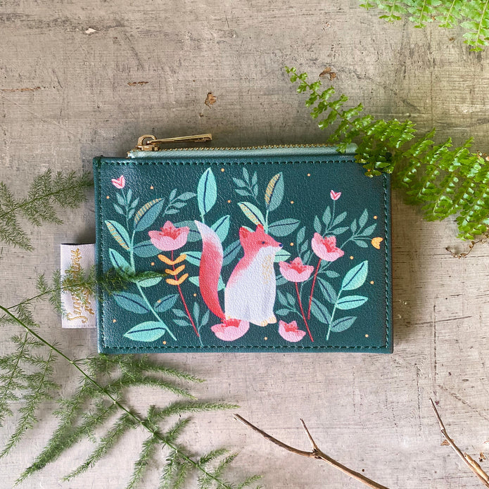 Disaster Designs Purse - Secret Garden Fox Zip Purse