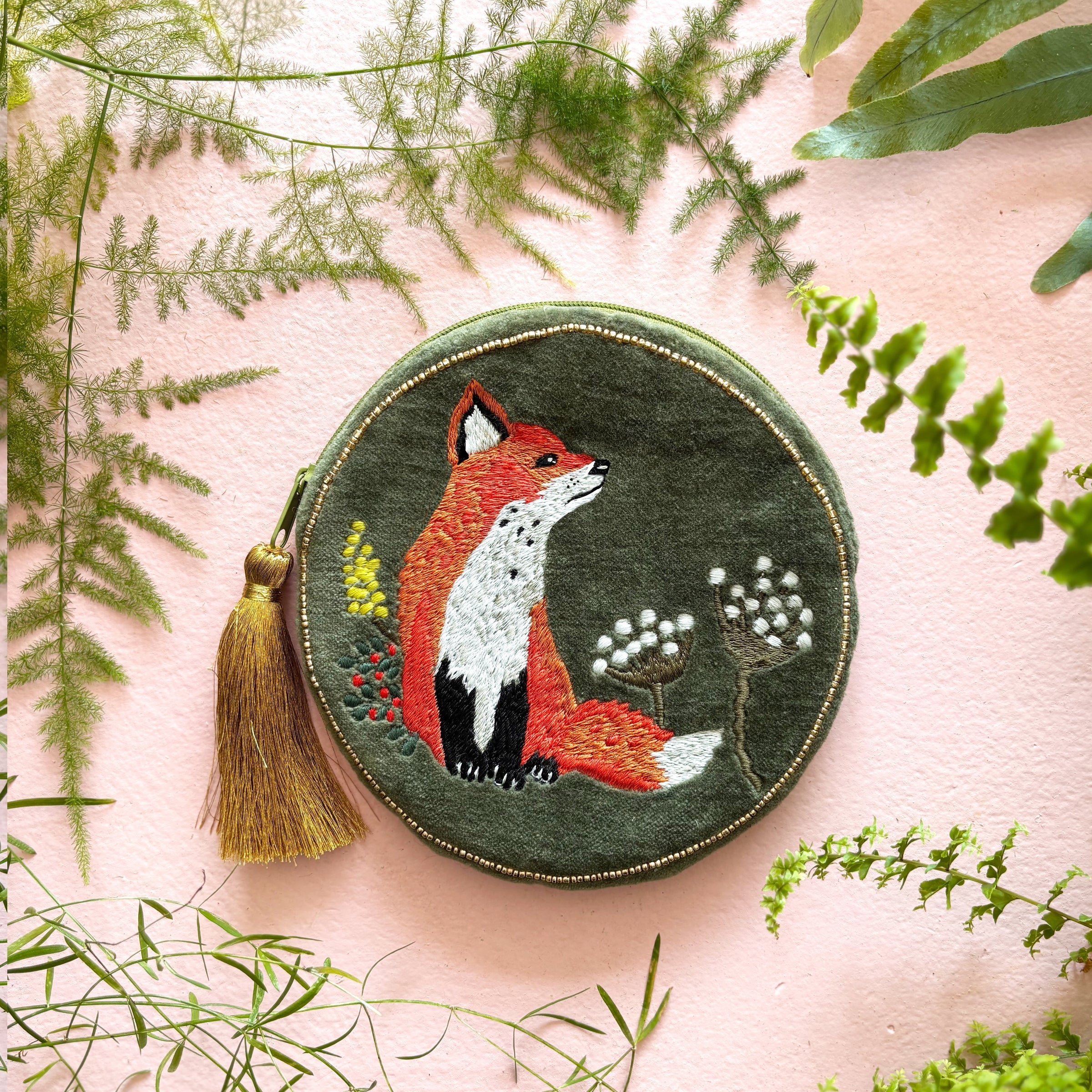 Disaster Designs Purse - Secret Garden Round Fox Purse