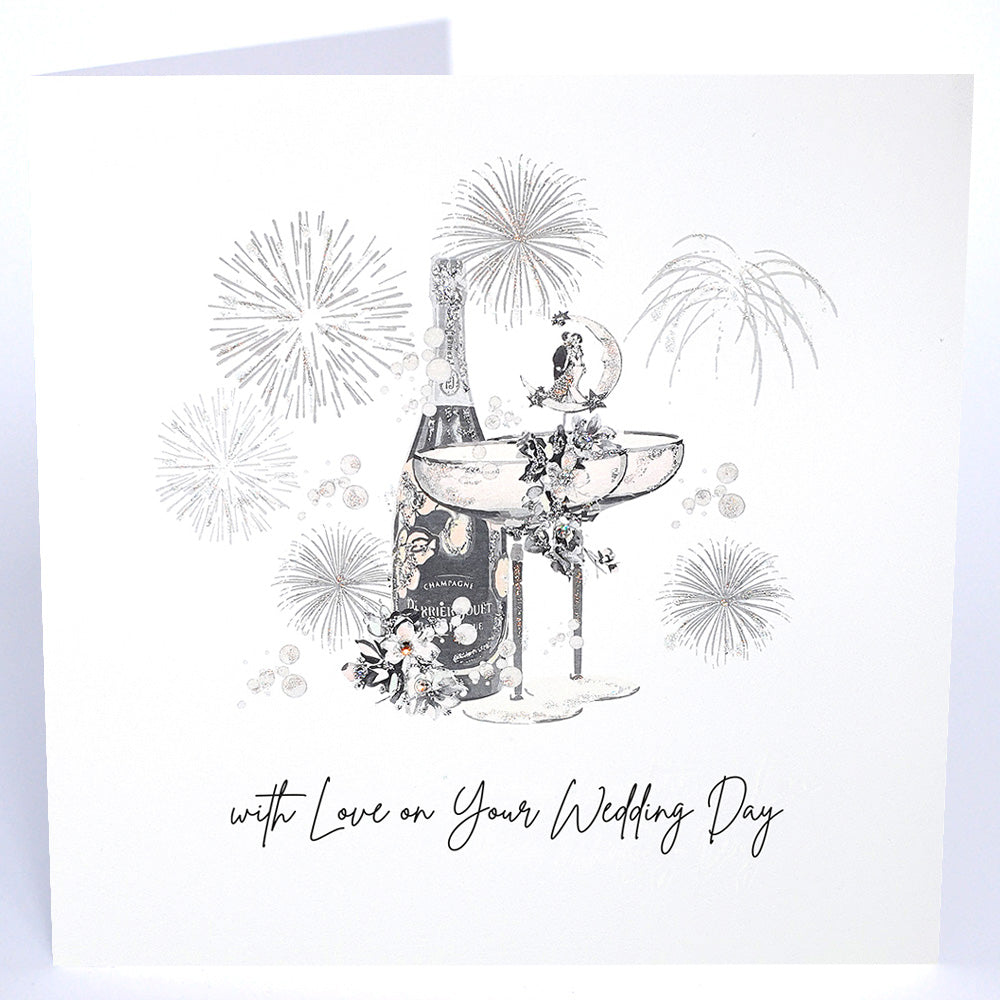 Luxury Extra Large Card - With Love on Your Wedding Day