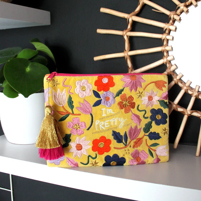 Disaster Designs Pouch - Small Talk I'm Pretty, Pretty Damn Brilliant