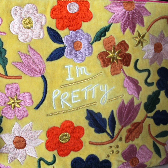 Disaster Designs Pouch - Small Talk I'm Pretty, Pretty Damn Brilliant