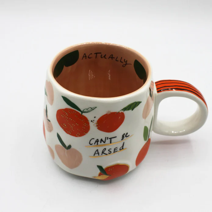 Disaster Designs Ceramics - Small Talk Can't Be Arsed Cup