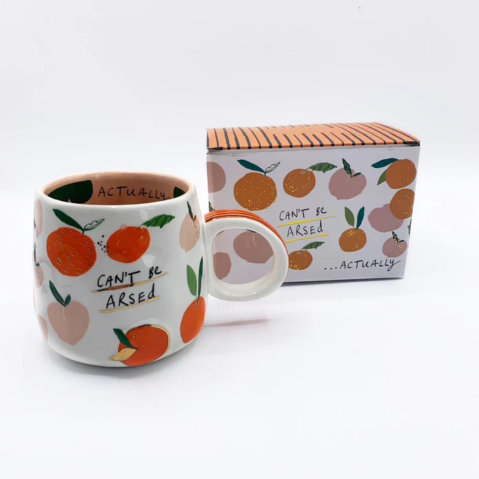 Disaster Designs Ceramics - Small Talk Can't Be Arsed Cup