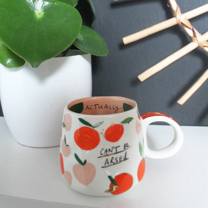 Disaster Designs Ceramics - Small Talk Can't Be Arsed Cup