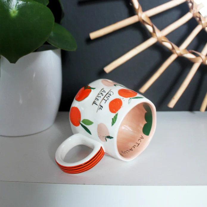 Disaster Designs Ceramics - Small Talk Can't Be Arsed Cup