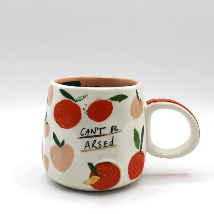 Disaster Designs Ceramics - Small Talk Can't Be Arsed Cup