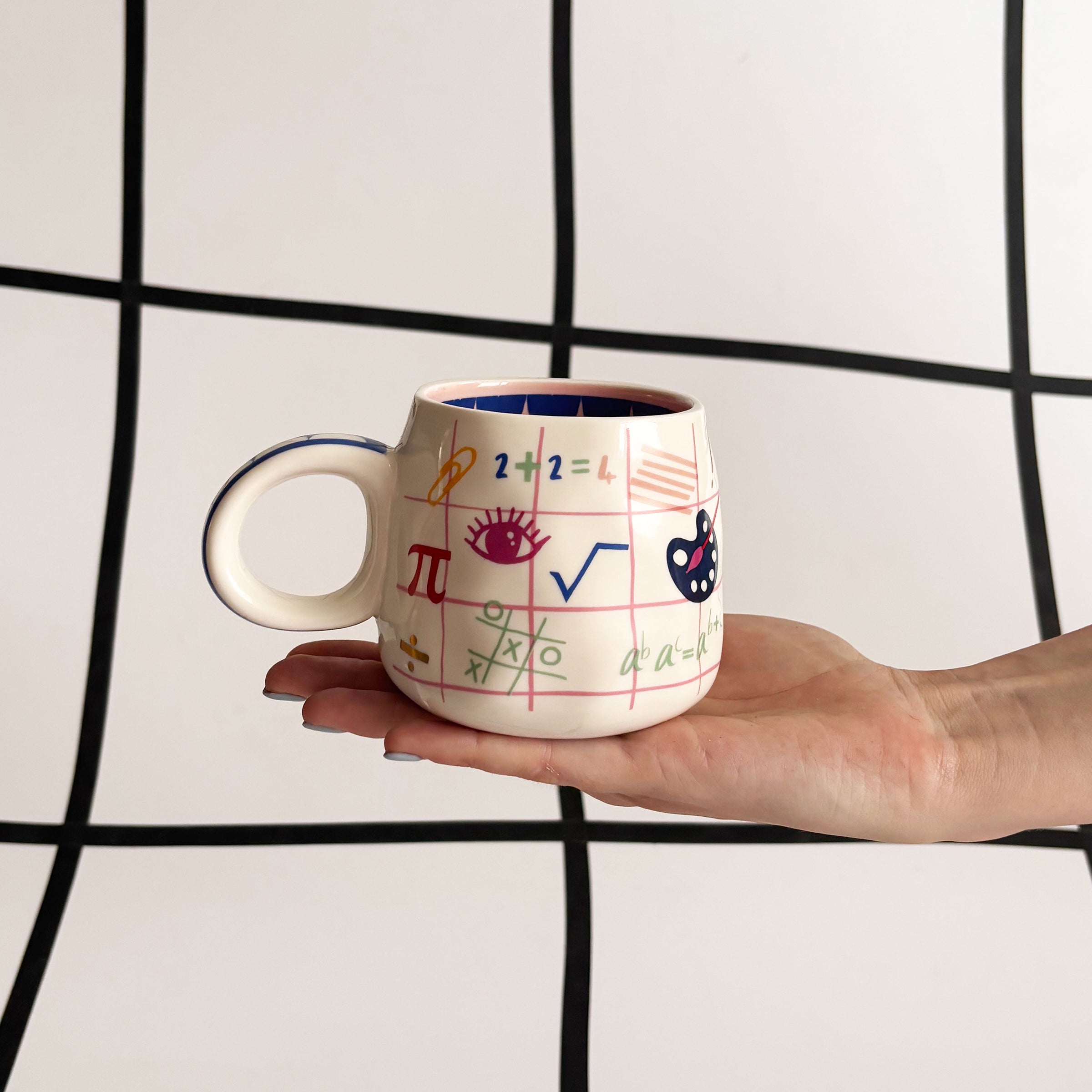 Disaster Designs Ceramics - Small Talk Dangerously Overeducated Cup