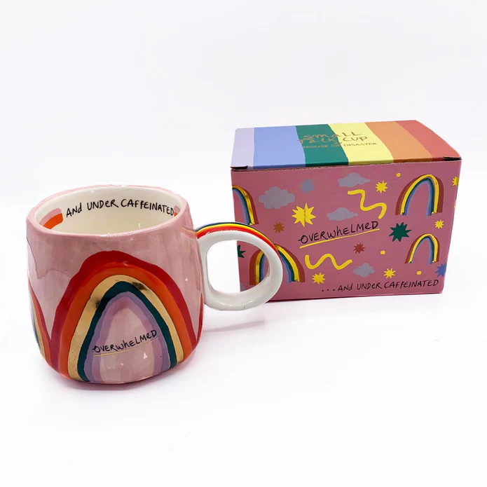 Disaster Designs Ceramics - Small Talk 'Overwhelmed' Cup