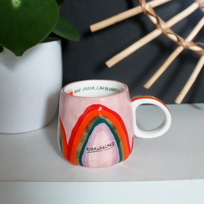 Disaster Designs Ceramics - Small Talk 'Overwhelmed' Cup