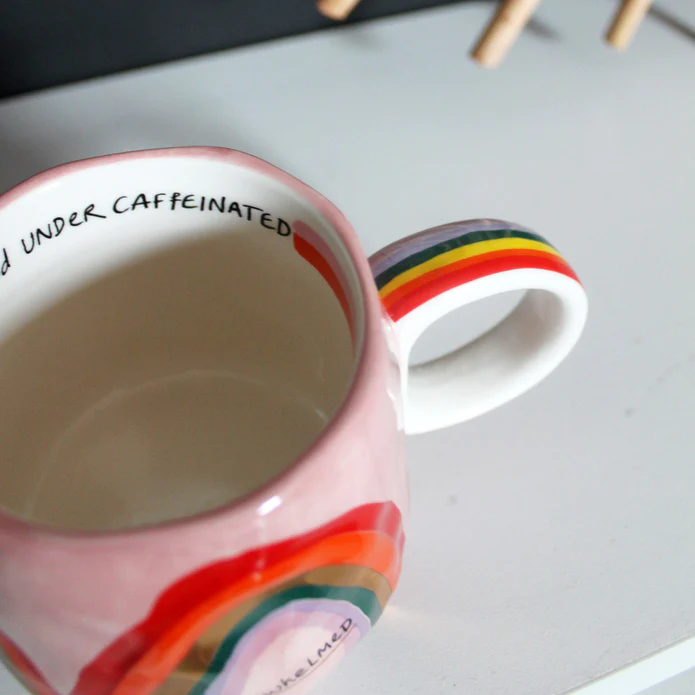 Disaster Designs Ceramics - Small Talk 'Overwhelmed' Cup