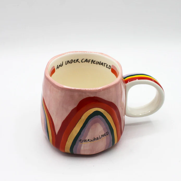 Disaster Designs Ceramics - Small Talk 'Overwhelmed' Cup
