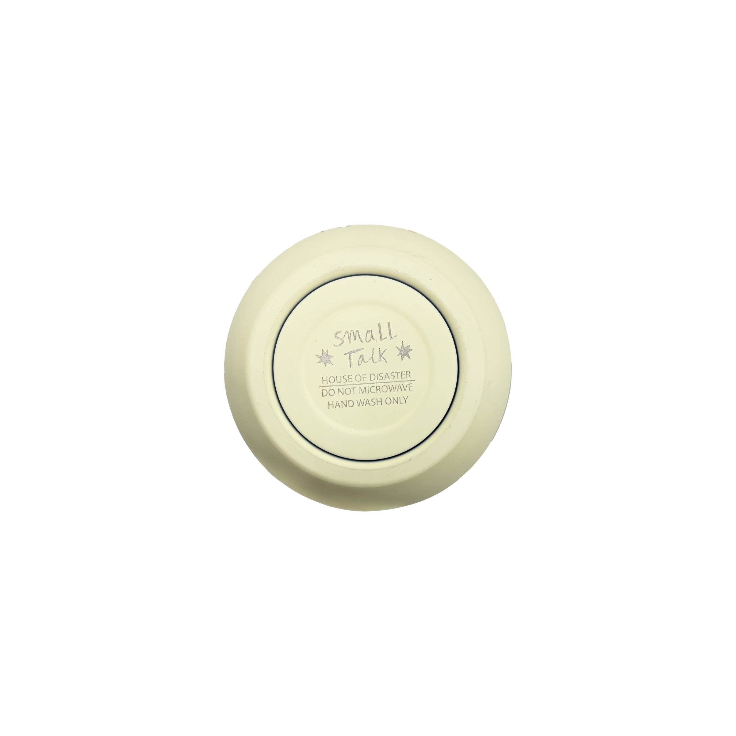 Disaster Designs Eco Travel Mug - Small Talk 'Start with Coffee'