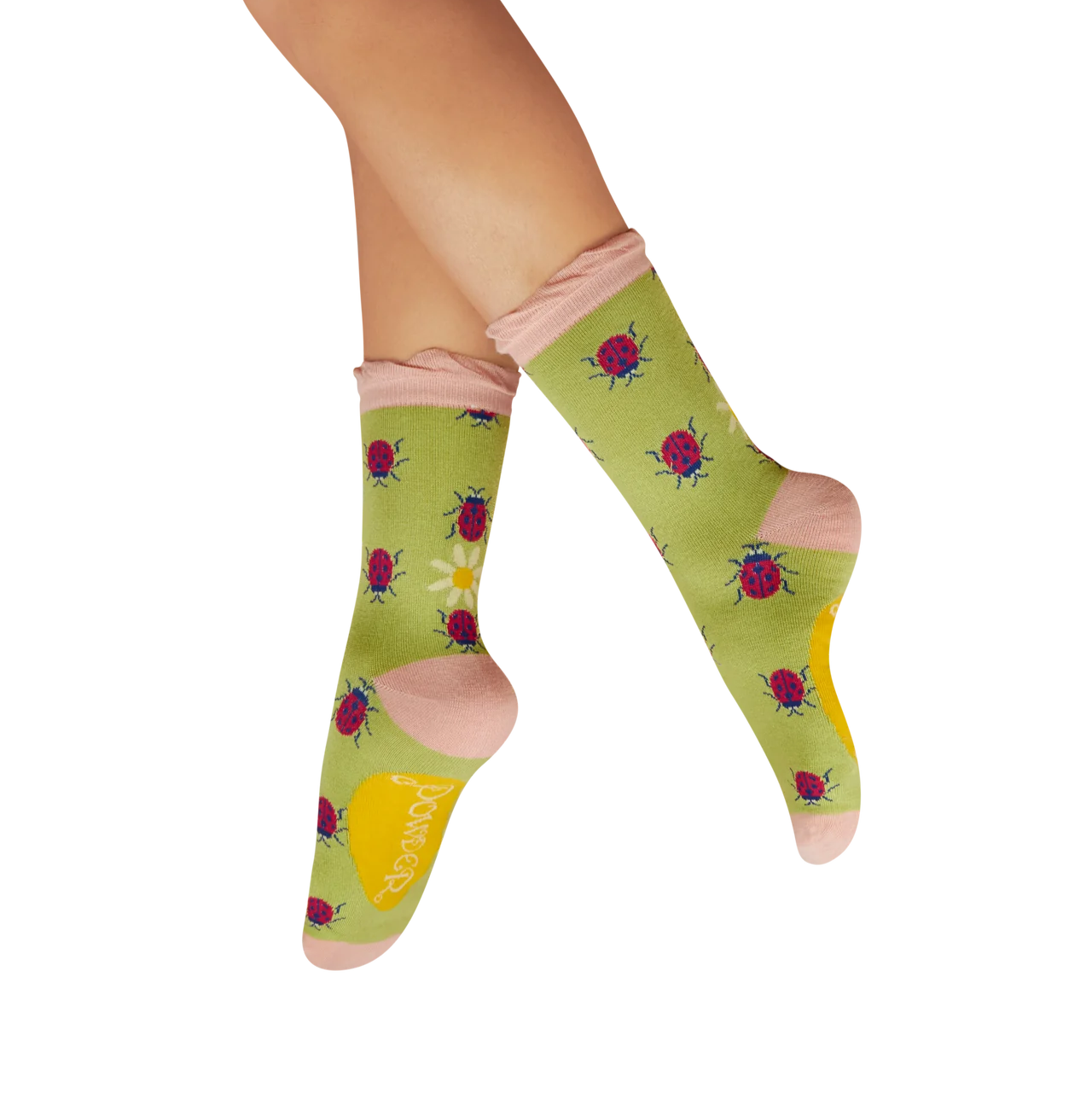 Powder Socks - Ankle Lovely Ladybirds