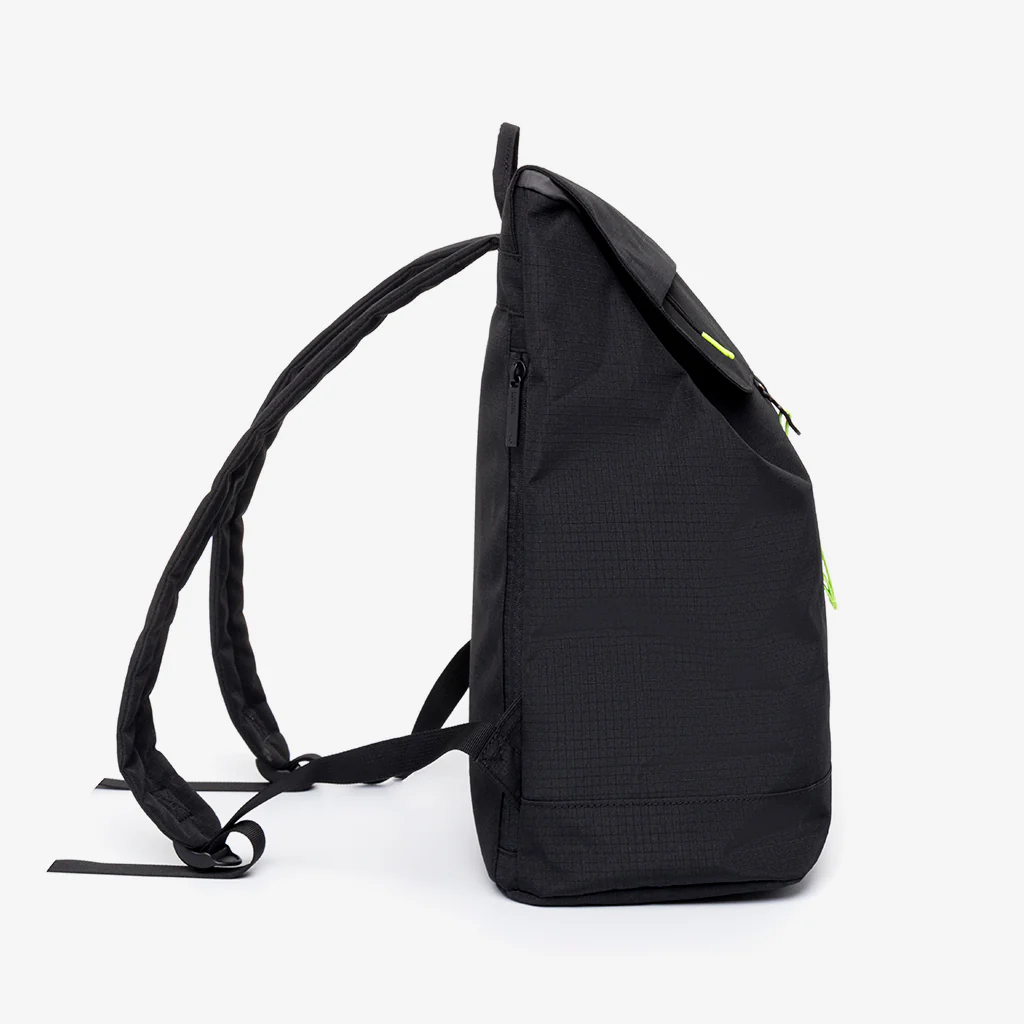 Lefrik Bag - Scout Backpack - Vandra Ripstop Black Lime